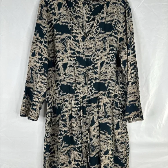 LUCKY BRAND | Women’s Emerald Green Fern Printed Romper | Size S - Picture 4 of 4